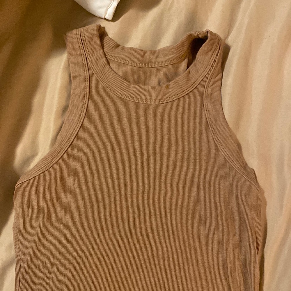 Brown tank top